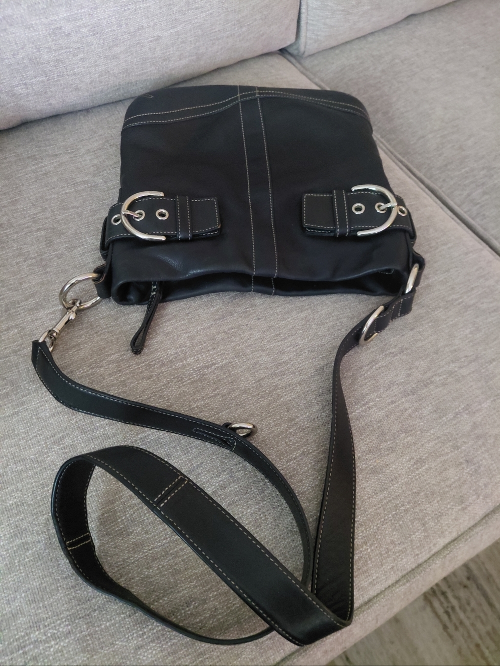 Coach Soho Black Leather Shoulders ,Crossbody Bag - Picture 11 of 11